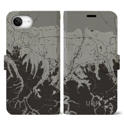 【宇佐（大分県）】地図柄iPhoneケース（手帳タイプ）