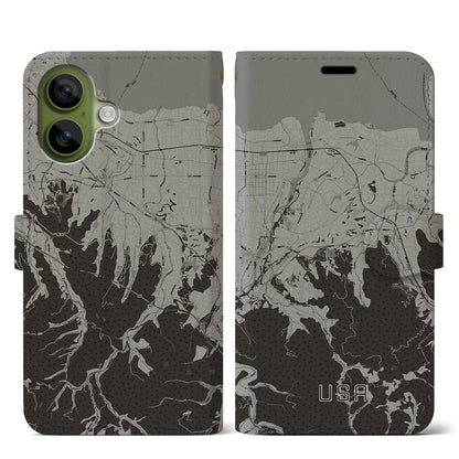 【宇佐（大分県）】地図柄iPhoneケース（手帳タイプ）