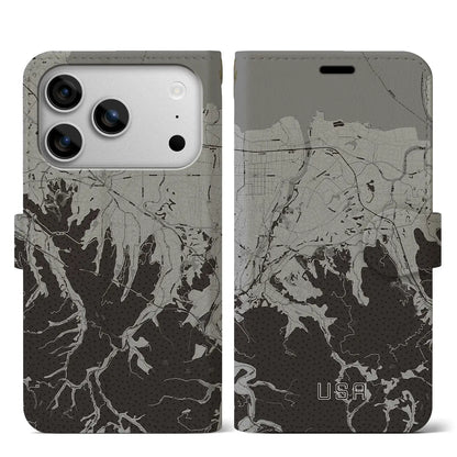 【宇佐（大分県）】地図柄iPhoneケース（手帳タイプ）