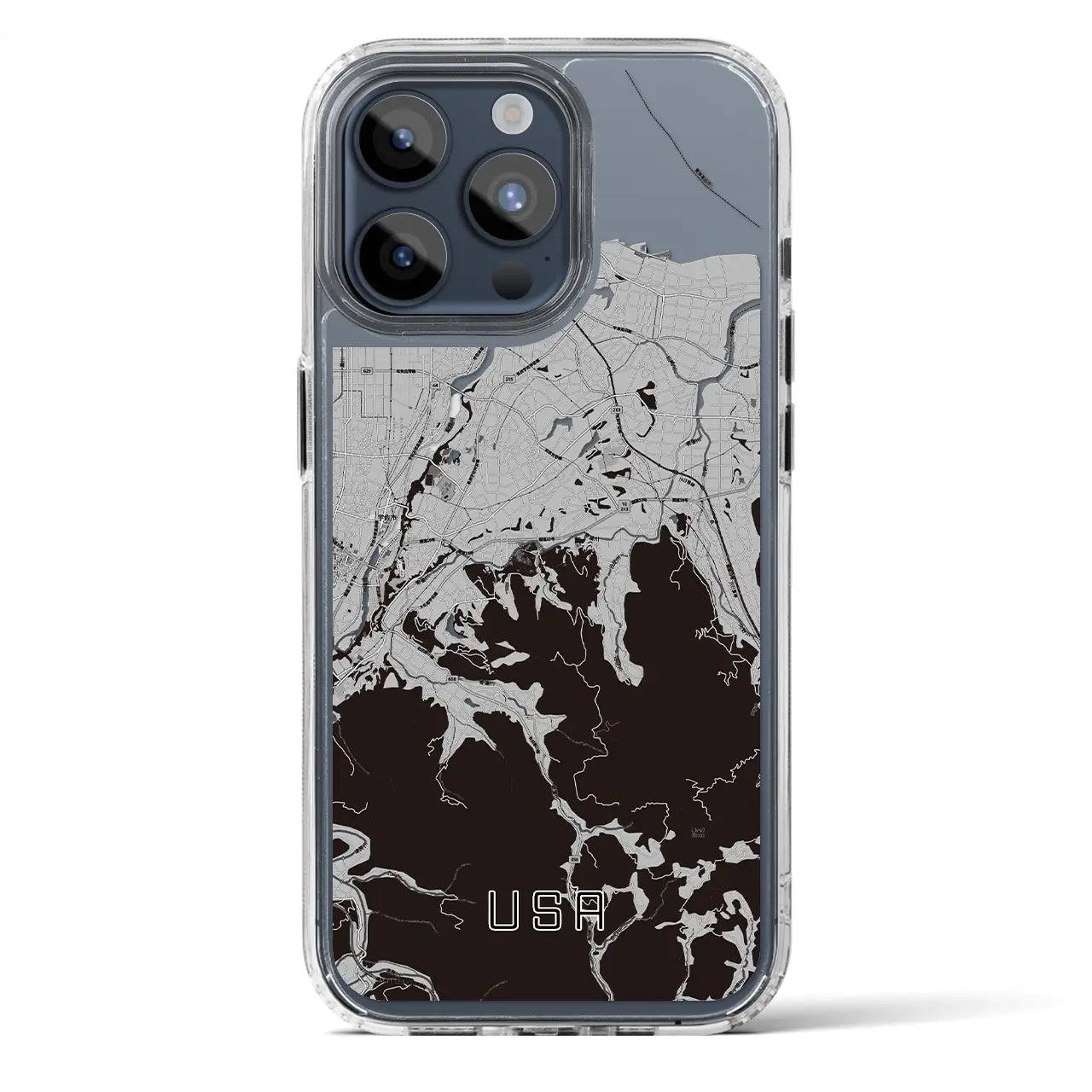 【宇佐（大分県）】地図柄iPhoneケース（MagSafeタイプ）