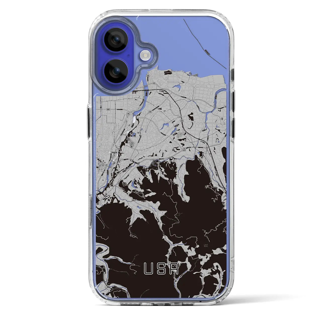 【宇佐（大分県）】地図柄iPhoneケース（MagSafeタイプ）