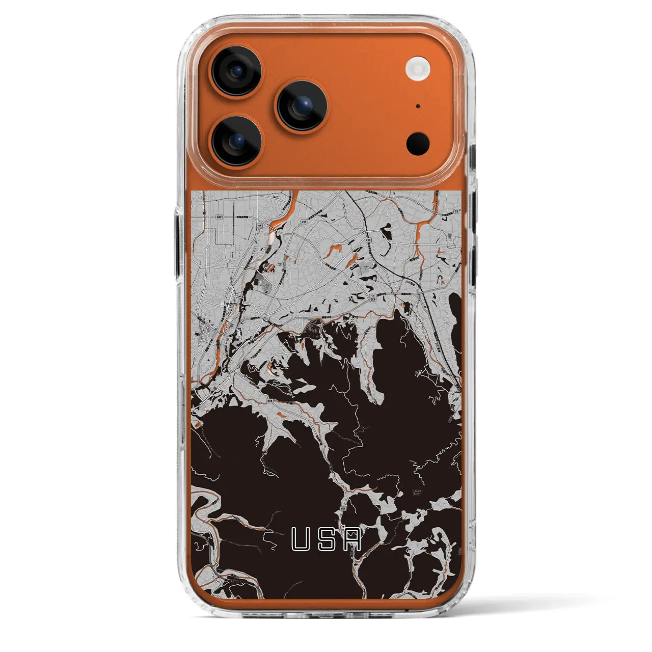 【宇佐（大分県）】地図柄iPhoneケース（MagSafeタイプ）