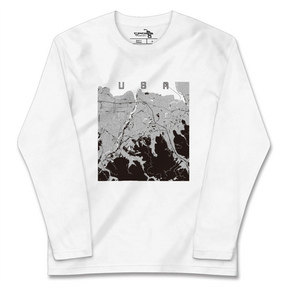 【宇佐（大分県）】地図柄ロングスリーブTシャツ