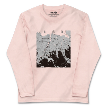 【宇佐（大分県）】地図柄ロングスリーブTシャツ