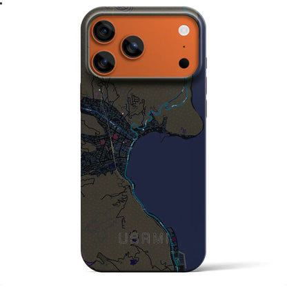 【宇佐美（静岡県）】地図柄iPhoneケース（バックカバータイプ）