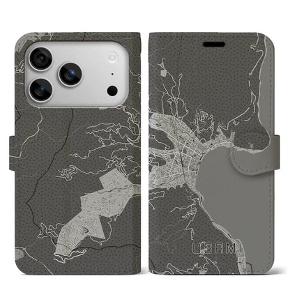 【宇佐美（静岡県）】地図柄iPhoneケース（手帳タイプ）