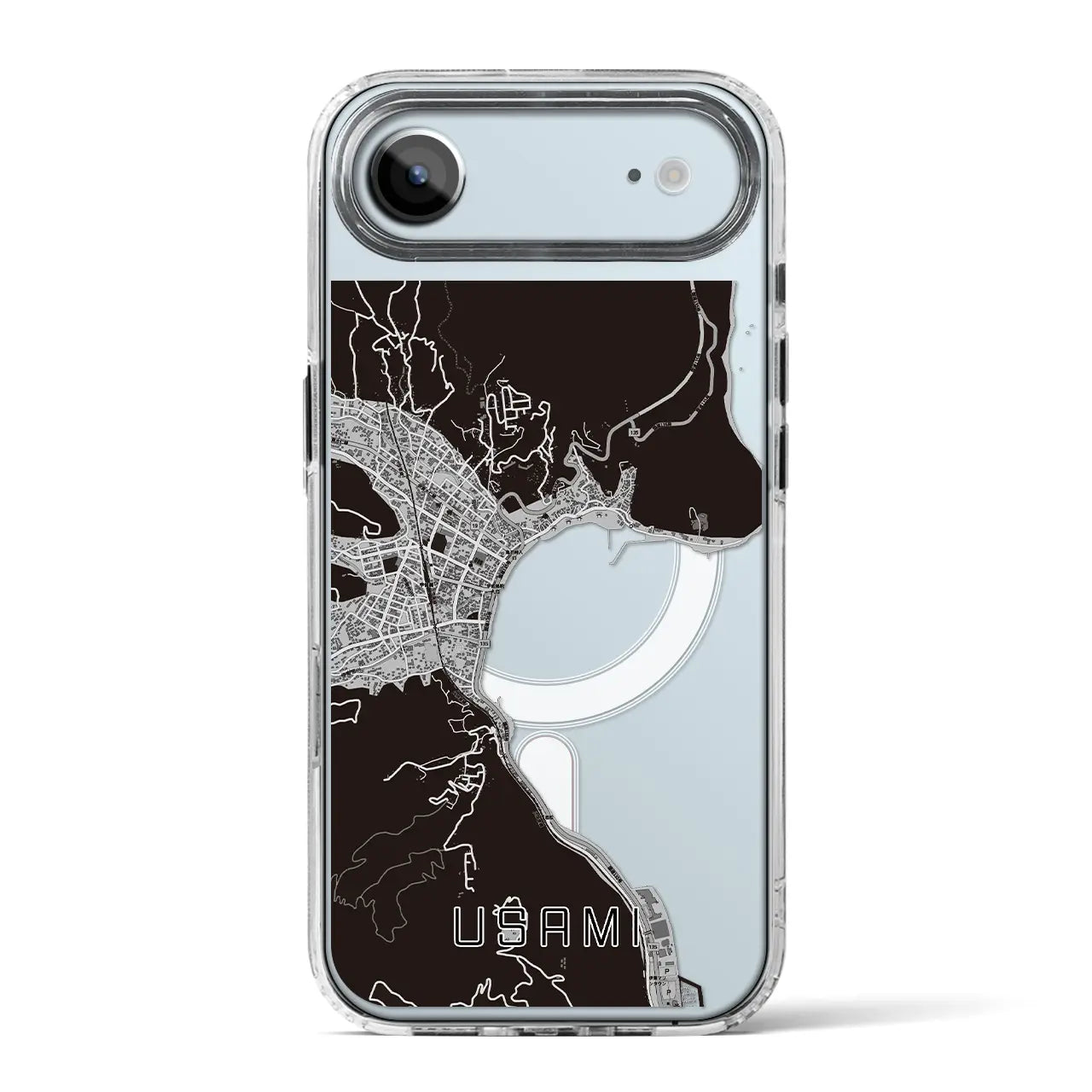 【宇佐美（静岡県）】地図柄iPhoneケース（MagSafeタイプ）