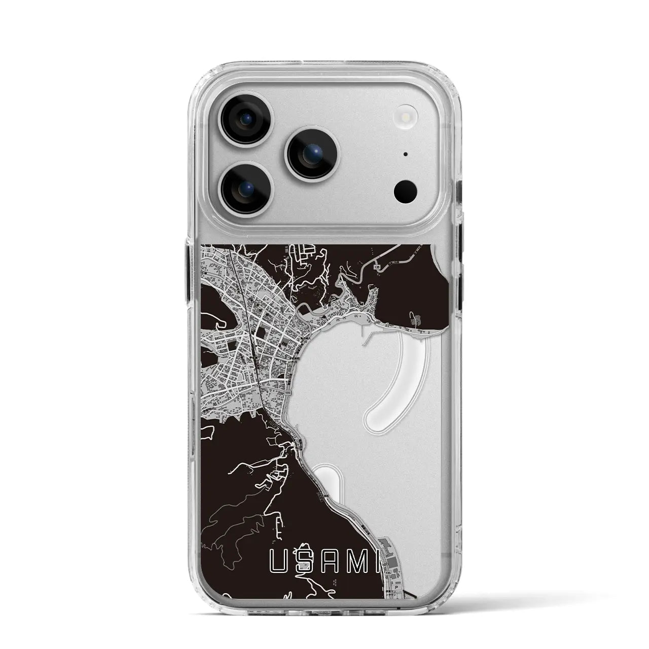 【宇佐美（静岡県）】地図柄iPhoneケース（MagSafeタイプ）