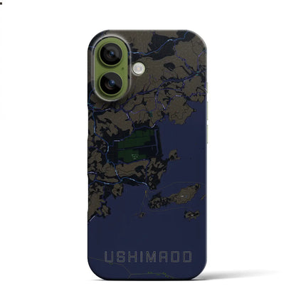 【牛窓（岡山県）】地図柄iPhoneケース（バックカバータイプ）