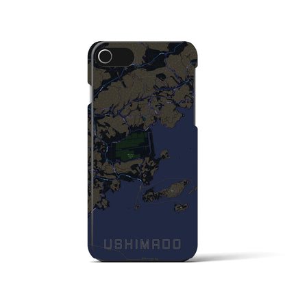 【牛窓（岡山県）】地図柄iPhoneケース（バックカバータイプ）