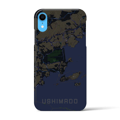 【牛窓（岡山県）】地図柄iPhoneケース（バックカバータイプ）