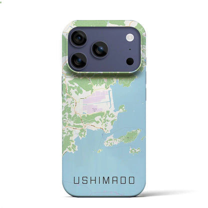 【牛窓（岡山県）】地図柄iPhoneケース（バックカバータイプ）