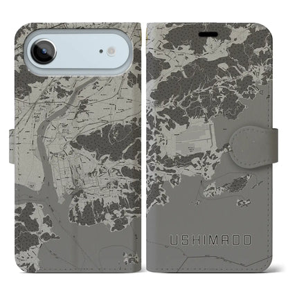 【牛窓（岡山県）】地図柄iPhoneケース（手帳タイプ）