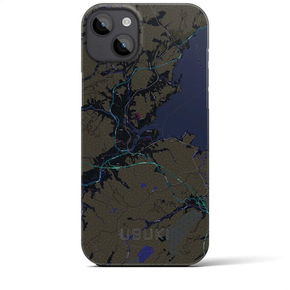 【臼杵（大分県）】地図柄iPhoneケース（バックカバータイプ）