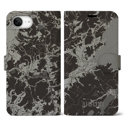 【臼杵（大分県）】地図柄iPhoneケース（手帳タイプ）