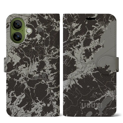 【臼杵（大分県）】地図柄iPhoneケース（手帳タイプ）