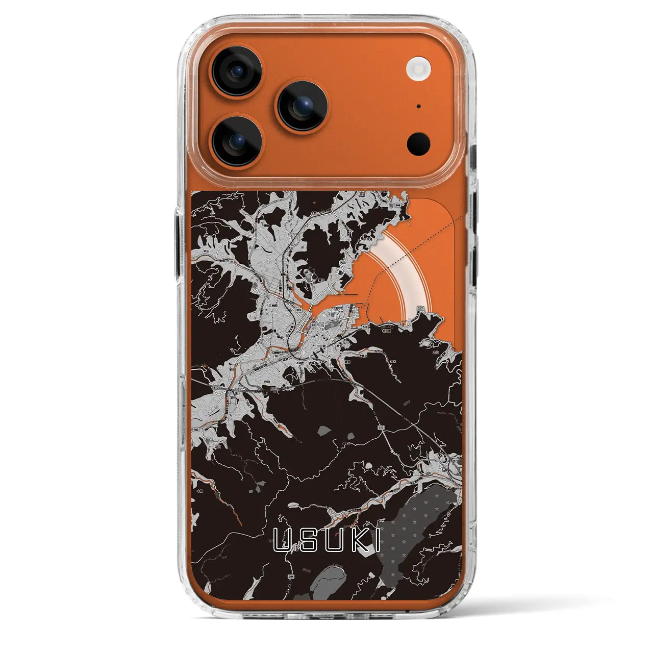 【臼杵（大分県）】地図柄iPhoneケース（MagSafeタイプ）