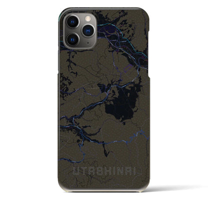 【歌志内（北海道）】地図柄iPhoneケース（バックカバータイプ）