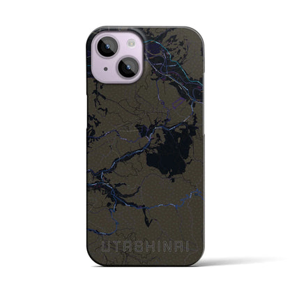 【歌志内（北海道）】地図柄iPhoneケース（バックカバータイプ）