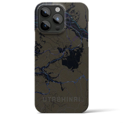 【歌志内（北海道）】地図柄iPhoneケース（バックカバータイプ）