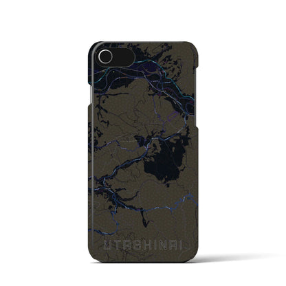 【歌志内（北海道）】地図柄iPhoneケース（バックカバータイプ）