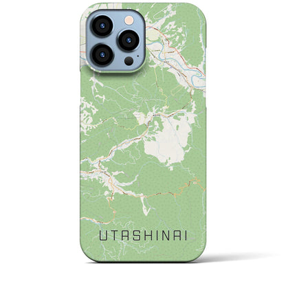 【歌志内（北海道）】地図柄iPhoneケース（バックカバータイプ）