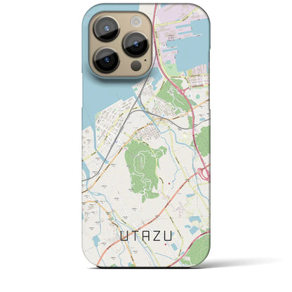 【宇多津（香川県）】地図柄iPhoneケース（バックカバータイプ）