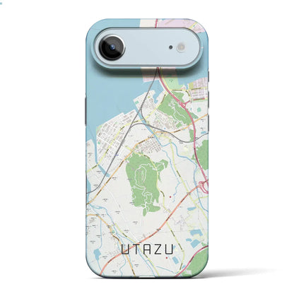 【宇多津（香川県）】地図柄iPhoneケース（バックカバータイプ）