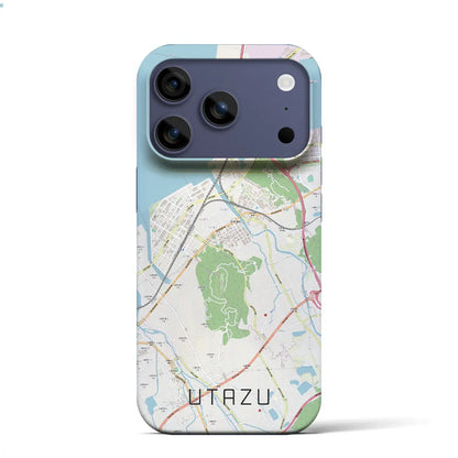 【宇多津（香川県）】地図柄iPhoneケース（バックカバータイプ）