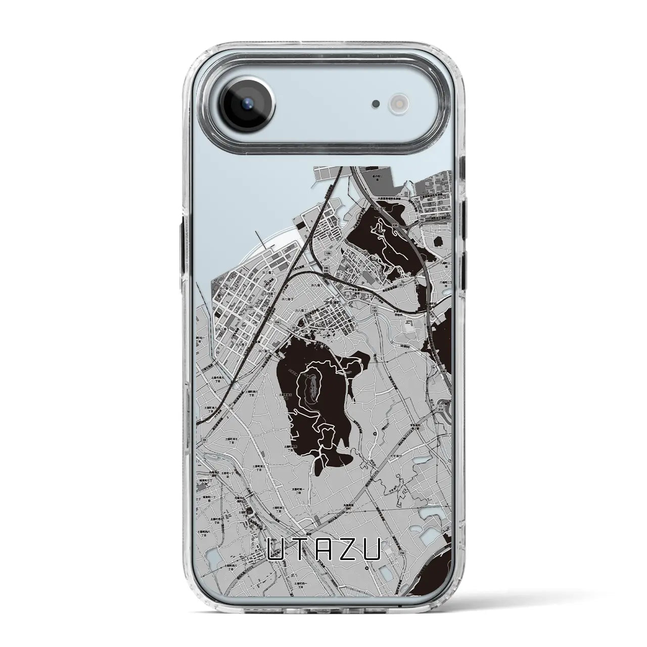 【宇多津（香川県）】地図柄iPhoneケース（MagSafeタイプ）