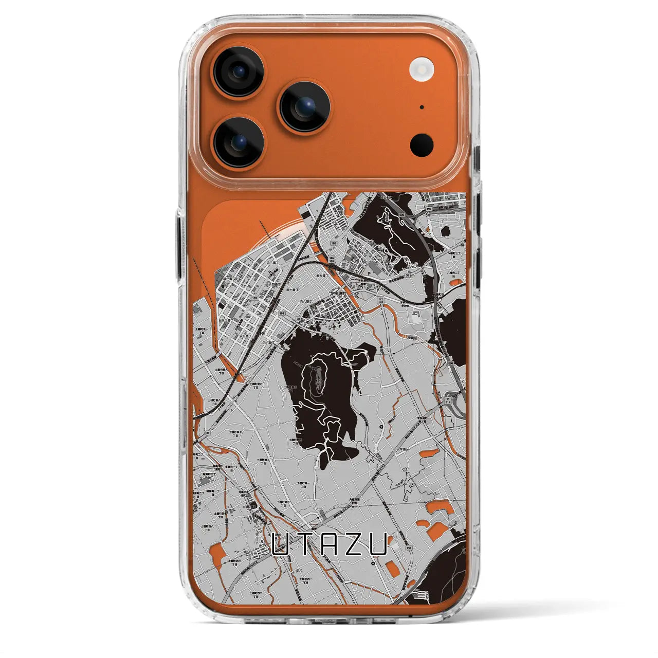 【宇多津（香川県）】地図柄iPhoneケース（MagSafeタイプ）