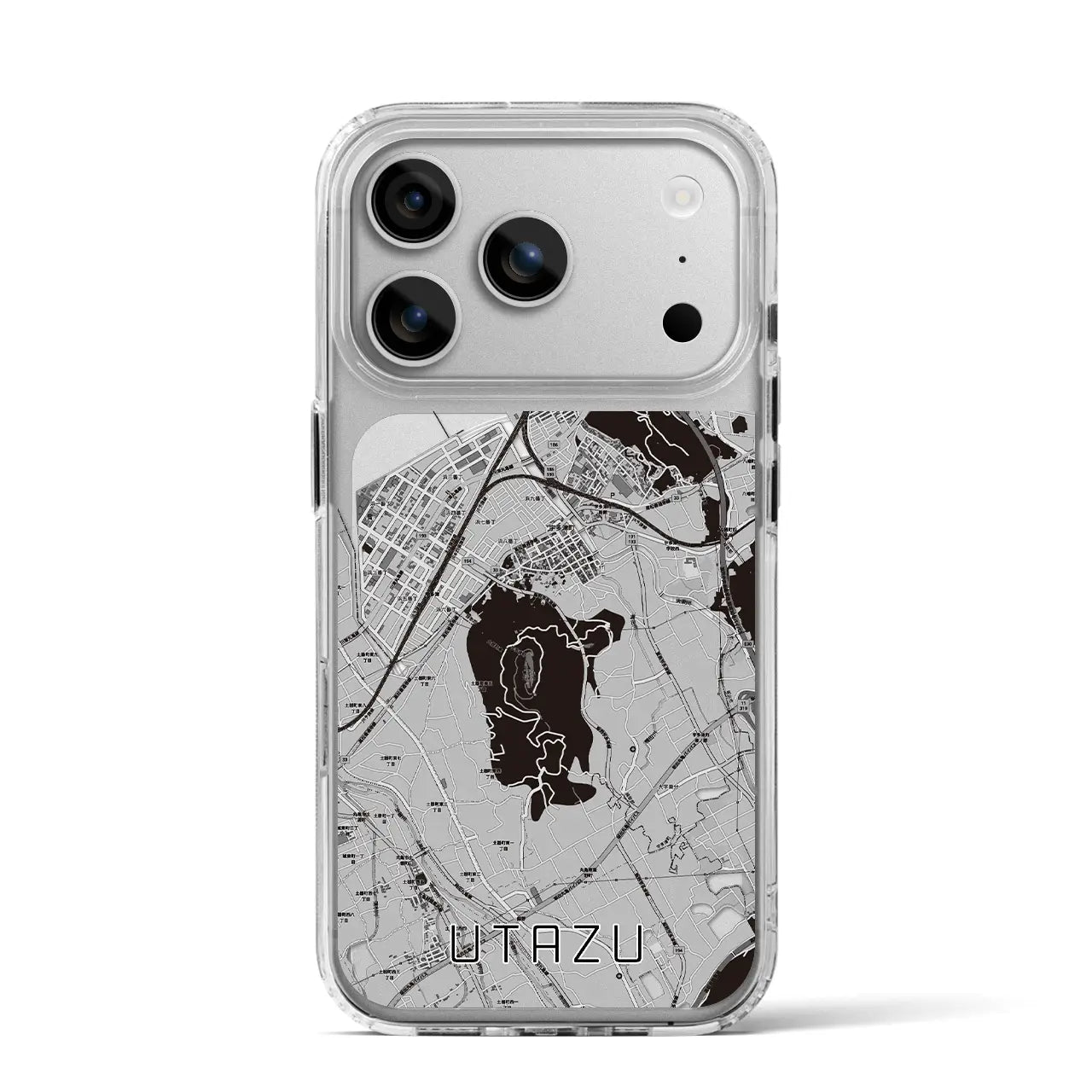 【宇多津（香川県）】地図柄iPhoneケース（MagSafeタイプ）