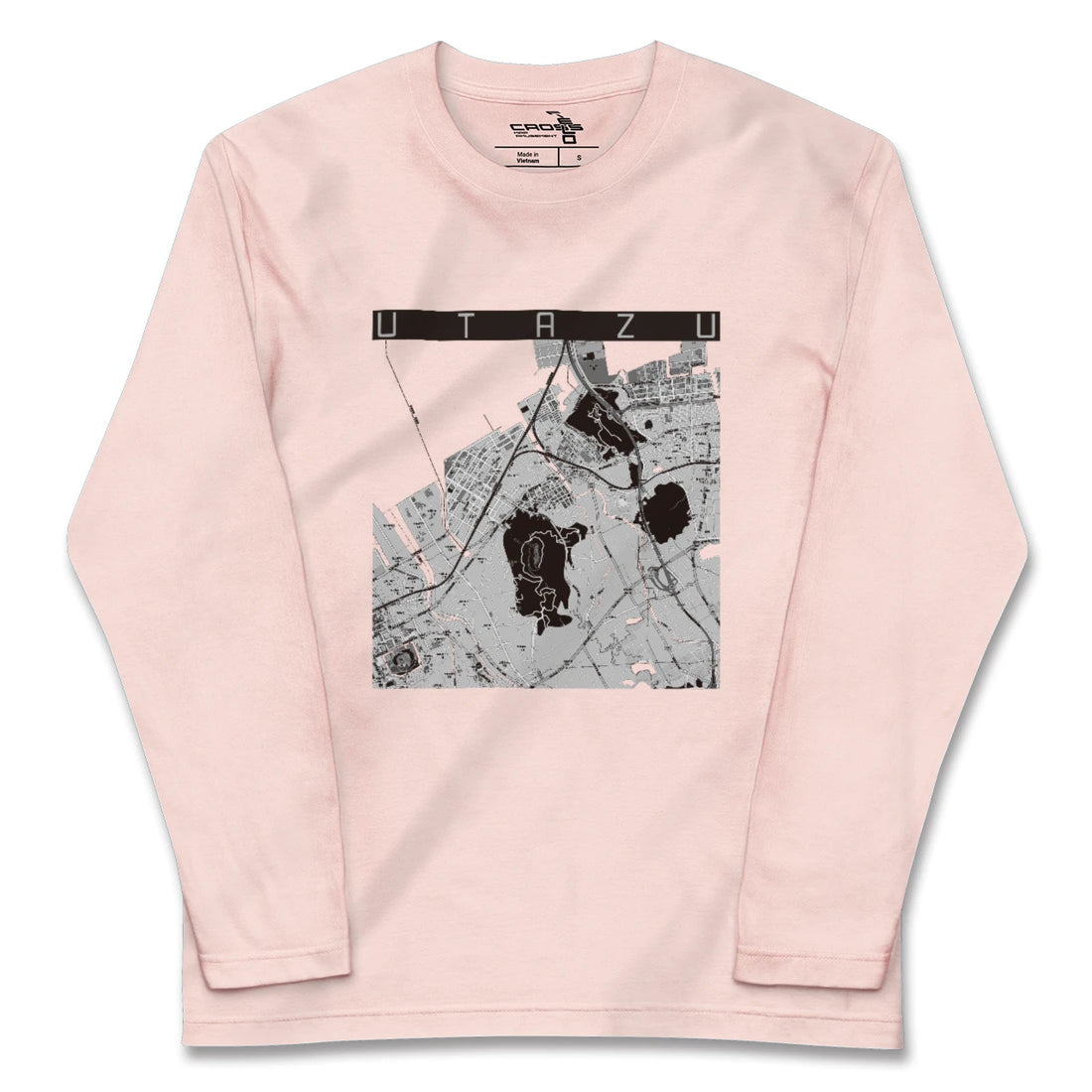 【宇多津（香川県）】地図柄ロングスリーブTシャツ