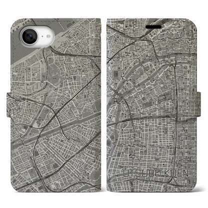 【靱公園（大阪府）】地図柄iPhoneケース（手帳タイプ）