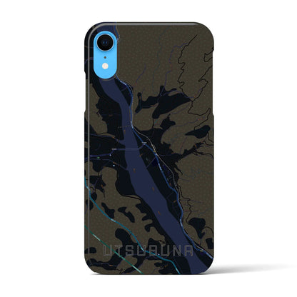 【内船（山梨県）】地図柄iPhoneケース（バックカバータイプ）