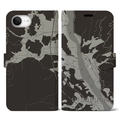 【内船（山梨県）】地図柄iPhoneケース（手帳タイプ）