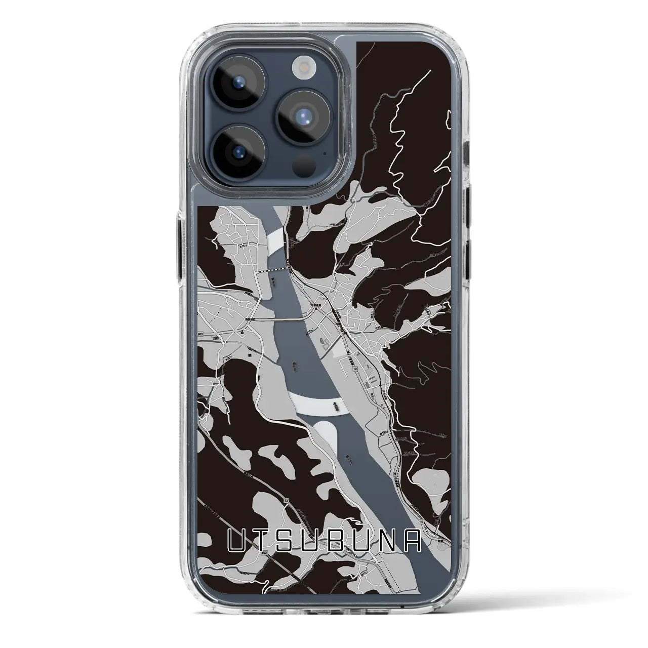 【内船（山梨県）】地図柄iPhoneケース（MagSafeタイプ）