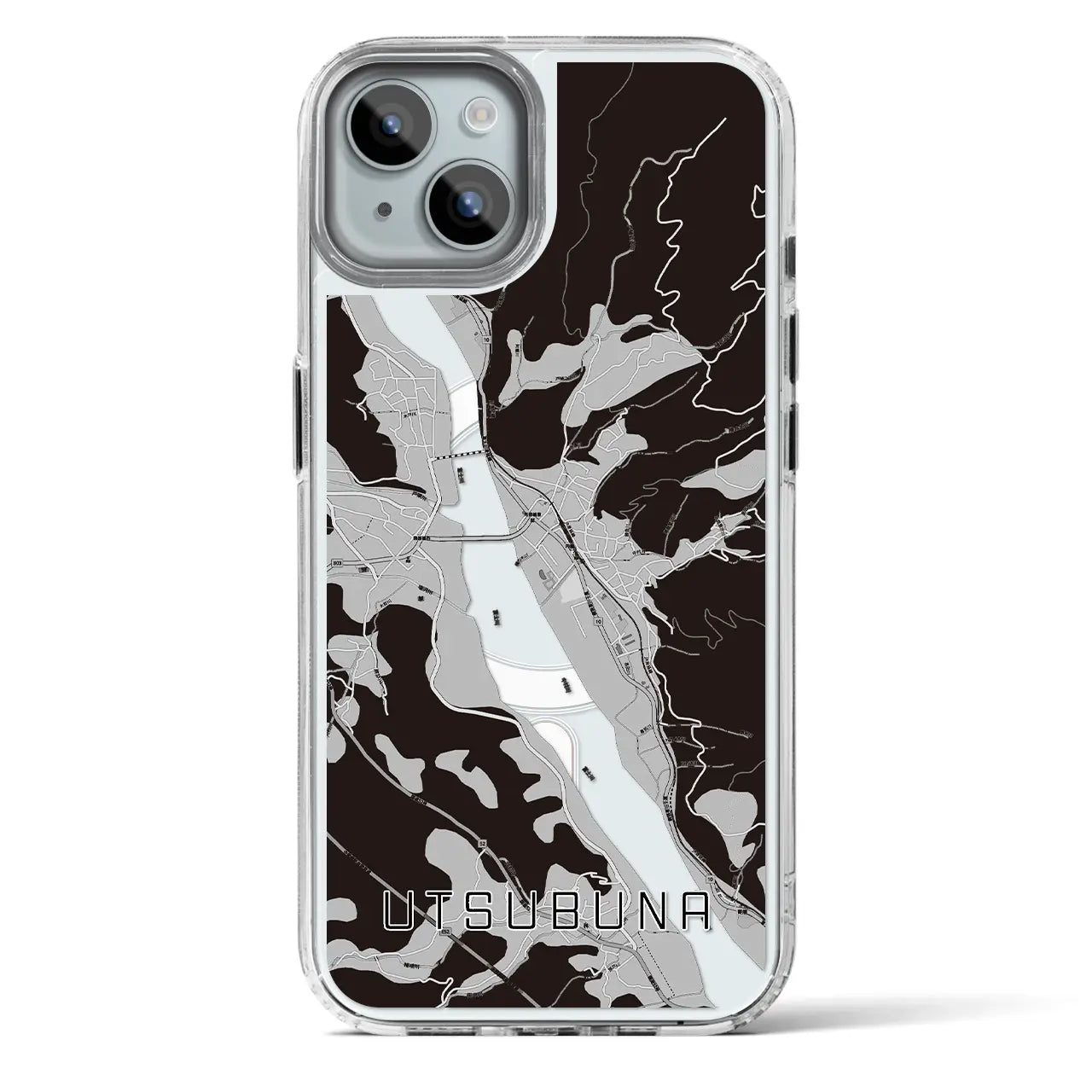 【内船（山梨県）】地図柄iPhoneケース（MagSafeタイプ）