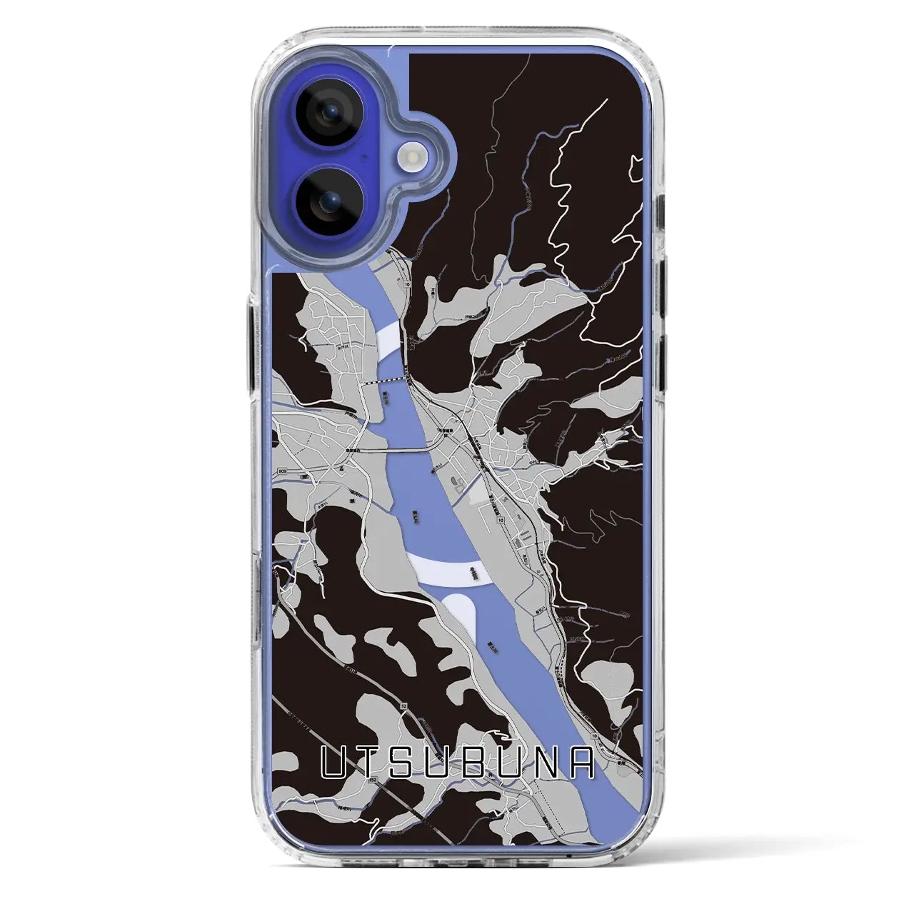 【内船（山梨県）】地図柄iPhoneケース（MagSafeタイプ）