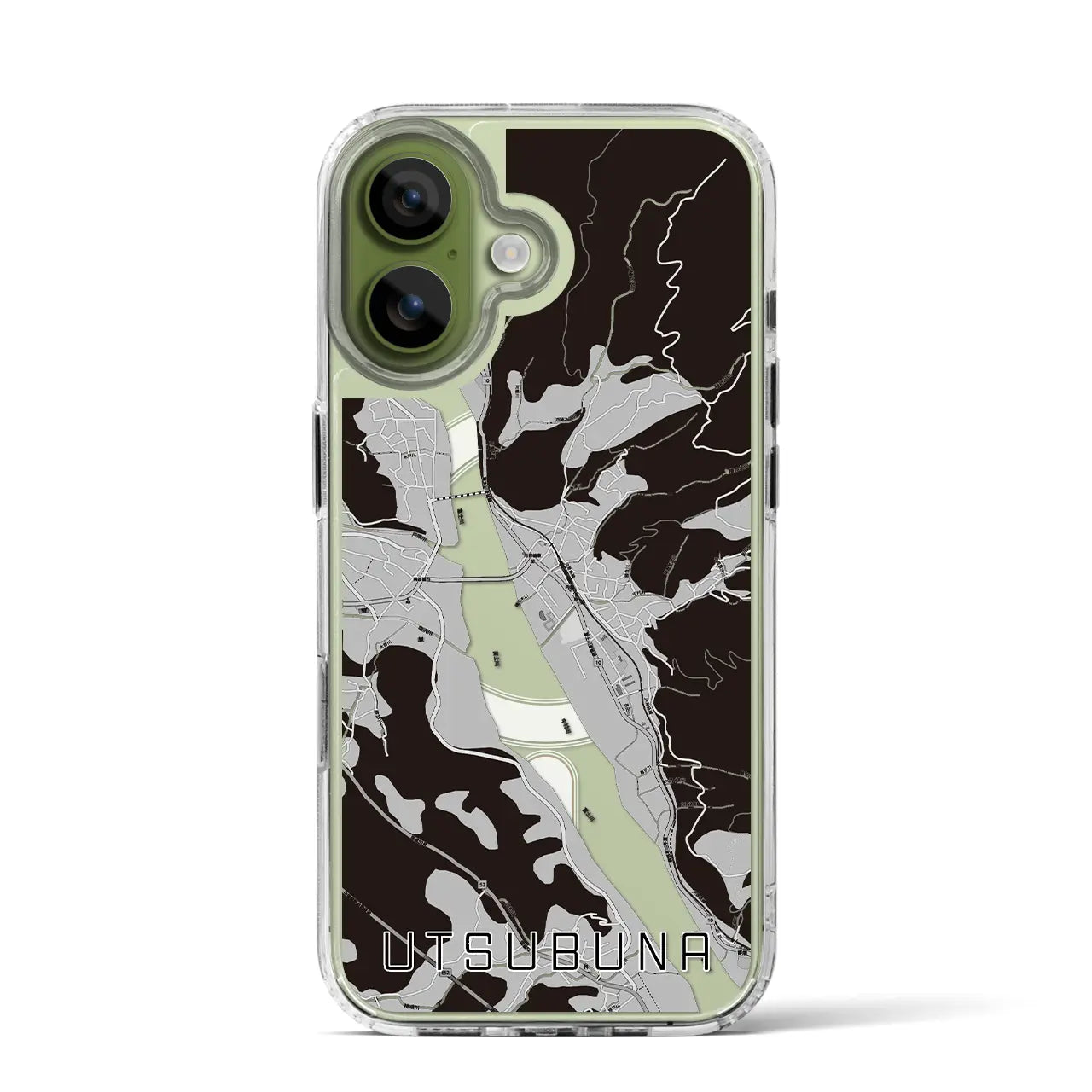 【内船（山梨県）】地図柄iPhoneケース（MagSafeタイプ）