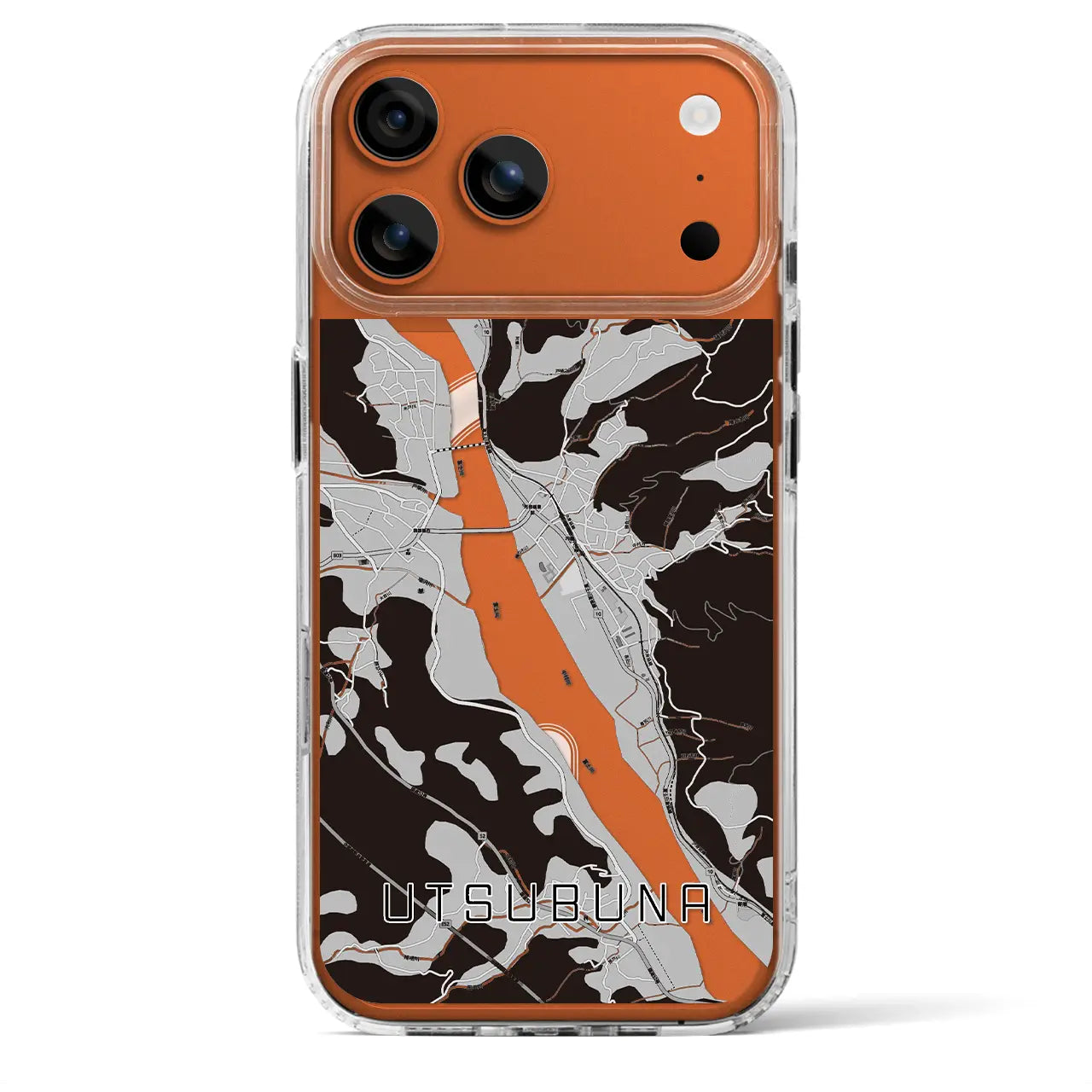 【内船（山梨県）】地図柄iPhoneケース（MagSafeタイプ）