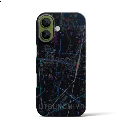 【宇都宮（栃木県）】地図柄iPhoneケース（バックカバータイプ）