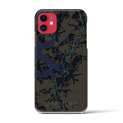 【宇和島（愛媛県）】地図柄iPhoneケース（バックカバータイプ）