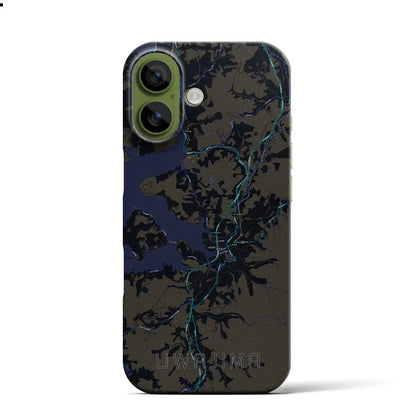 【宇和島（愛媛県）】地図柄iPhoneケース（バックカバータイプ）