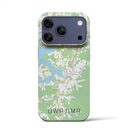 【宇和島（愛媛県）】地図柄iPhoneケース（バックカバータイプ）