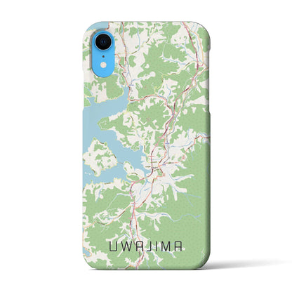 【宇和島（愛媛県）】地図柄iPhoneケース（バックカバータイプ）