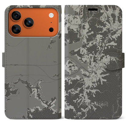 【宇和島（愛媛県）】地図柄iPhoneケース（手帳タイプ）