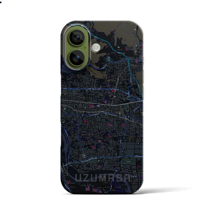 【太秦（京都府）】地図柄iPhoneケース（バックカバータイプ）