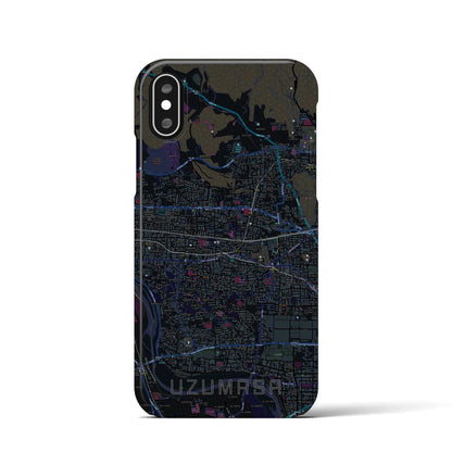 【太秦（京都府）】地図柄iPhoneケース（バックカバータイプ）