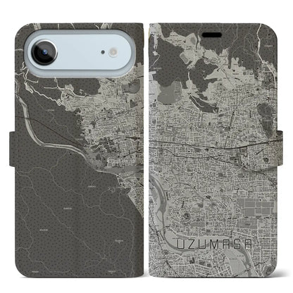 【太秦（京都府）】地図柄iPhoneケース（手帳タイプ）